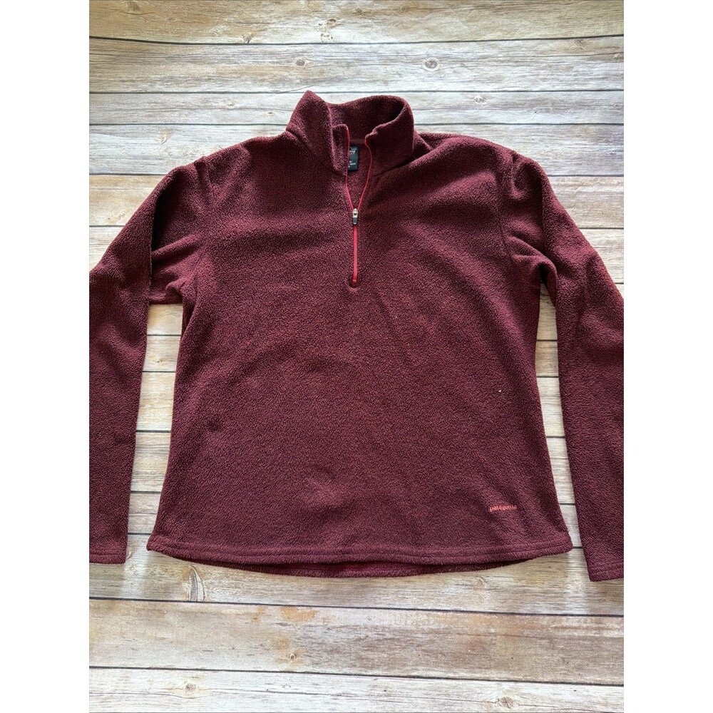 Vintage Patagonia Capilene Fleece Womens Small 1/4 Zip Sweater Long Sleeve